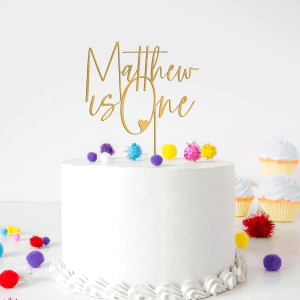 First Birthday Cake Topper, Kids Name Cake Topper, Personalized Name Cake Topper, Multiple Colors Available