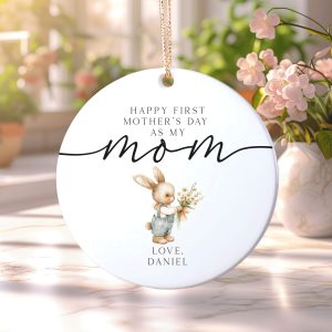 First Mother's Day Ceramic Ornament, First Mother's Day Gifts, 1st Mother's Day Gift