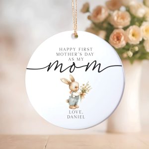 First Mother's Day Ceramic Ornament, First Mother's Day Gifts, 1st Mother's Day Gift
