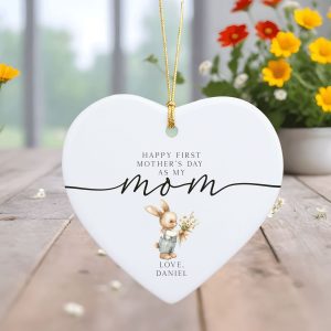 First Mother's Day Ceramic Ornament, First Mother's Day Gifts, 1st Mother's Day Gift