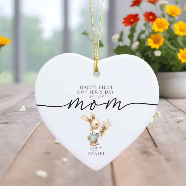 First Mother's Day Ceramic Ornament, First Mother's Day Gifts, 1st Mother's Day Gift