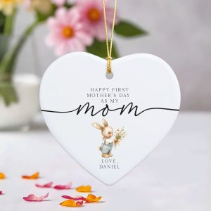 First Mother's Day Ceramic Ornament, First Mother's Day Gifts, 1st Mother's Day Gift