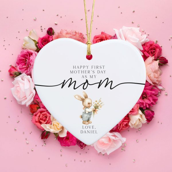 First Mother's Day Ceramic Ornament, First Mother's Day Gifts, 1st Mother's Day Gift