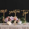 Wedding Table Numbers, Wedding Reception Centerpiece
