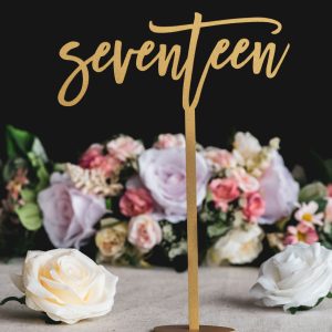 Wedding Table Numbers, Wedding Reception Centerpiece