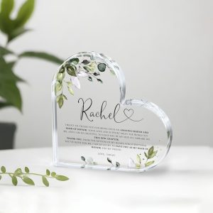 Maid of Honor Gift, Eucalyptus Maid of Honor Acrylic Plaque