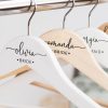 Personalized Bridesmaid Hangers, Bridal Dress Hanger