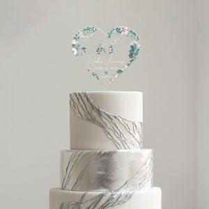 30th Anniversary Cake Topper, Pearl Wedding Anniversary
