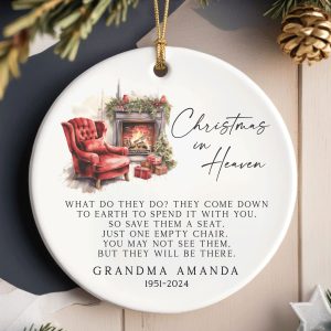 Memorial Christmas Ornament, Christmas in Heaven Gift