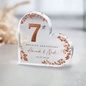 7th Anniversary Gift, Copper Wedding Anniversary Gift