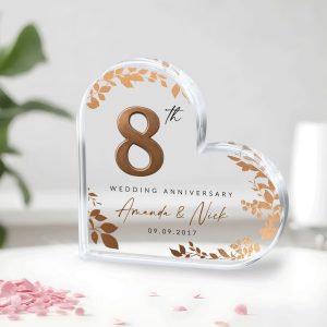 8th Anniversary Gift, Bronze Wedding Anniversary Gift