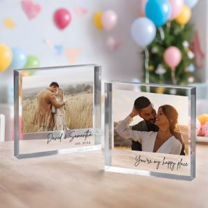 Personalized Acrylic Photo Block, Custom Photo Acrylic Plaque