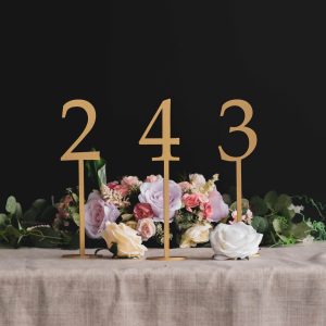 Table Numbers for Wedding, Rustic Wedding Decor