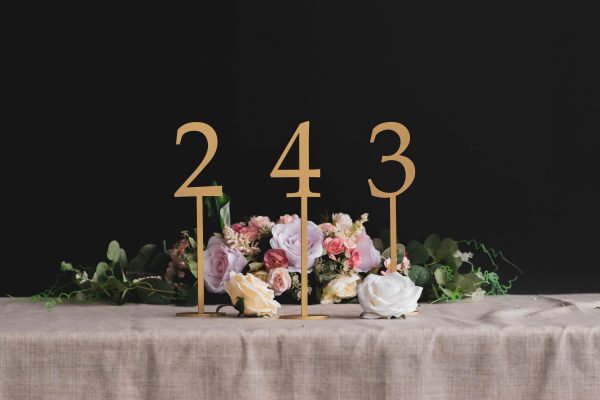 Table Numbers for Wedding, Rustic Wedding Decor