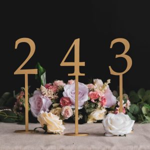 Table Numbers for Wedding, Rustic Wedding Decor