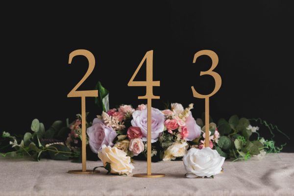 Table Numbers for Wedding, Rustic Wedding Decor