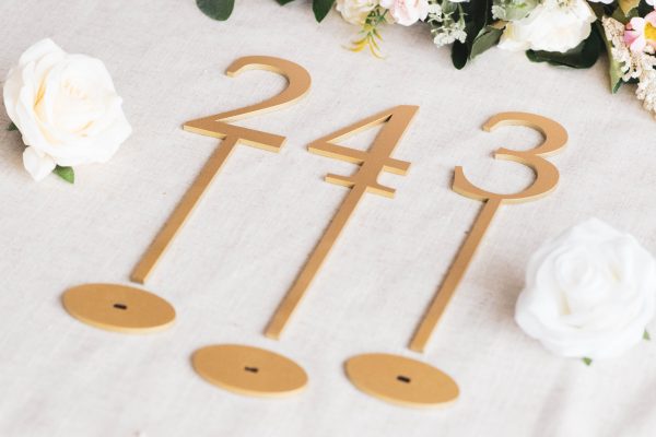 Table Numbers for Wedding, Rustic Wedding Decor