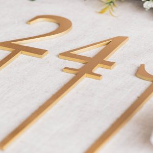 Table Numbers for Wedding, Rustic Wedding Decor