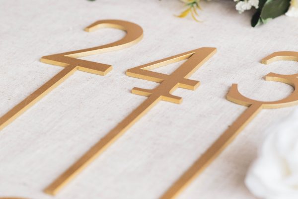 Table Numbers for Wedding, Rustic Wedding Decor