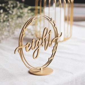 Floral Table Numbers for Wedding, Boho Greenery Wedding Decor