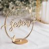 Floral Table Numbers for Wedding, Boho Greenery Wedding Decor