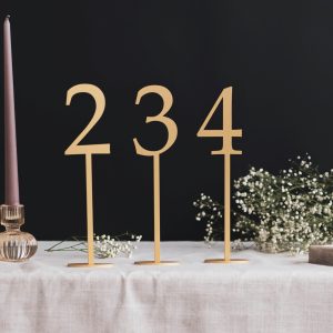 Table Numbers for Wedding, Rustic Wedding Decor