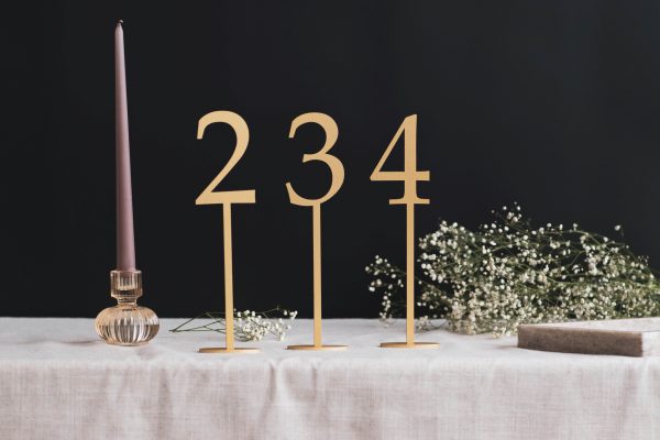 Table Numbers for Wedding, Rustic Wedding Decor