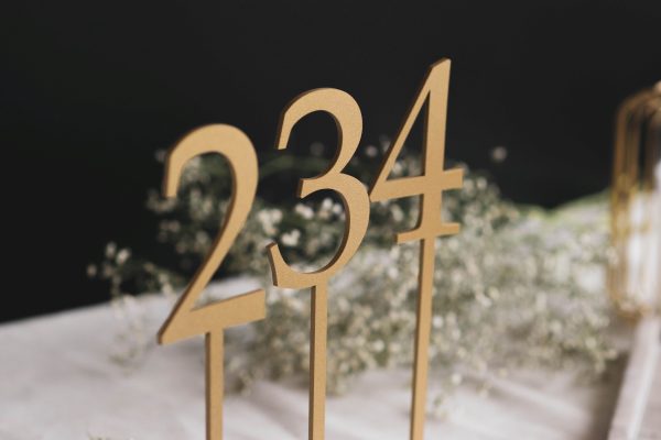 Table Numbers for Wedding, Rustic Wedding Decor