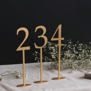 Table Numbers for Wedding, Rustic Wedding Decor