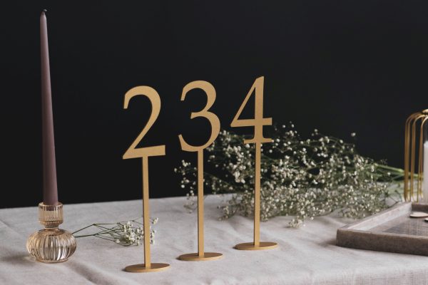 Table Numbers for Wedding, Rustic Wedding Decor