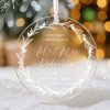 Mr and Mrs Christmas Ornament, Personalized Christmas Gift