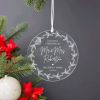 Newlyweds Christmas Ornament, First Christmas Married Gift
