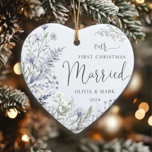 Newlyweds Christmas Gift, Our First Christmas Married Gift