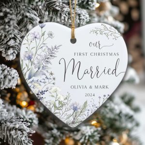 Newlyweds Christmas Gift, Our First Christmas Married Gift