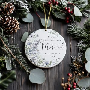 Newlyweds Christmas Gift, Our First Christmas Married Gift