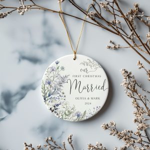 Newlyweds Christmas Gift, Our First Christmas Married Gift