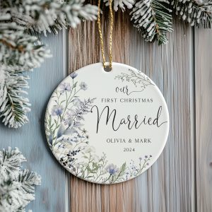 Newlyweds Christmas Gift, Our First Christmas Married Gift