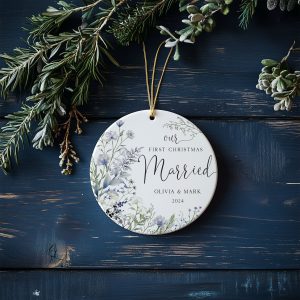 Newlyweds Christmas Gift, Our First Christmas Married Gift