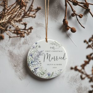 Newlyweds Christmas Gift, Our First Christmas Married Gift