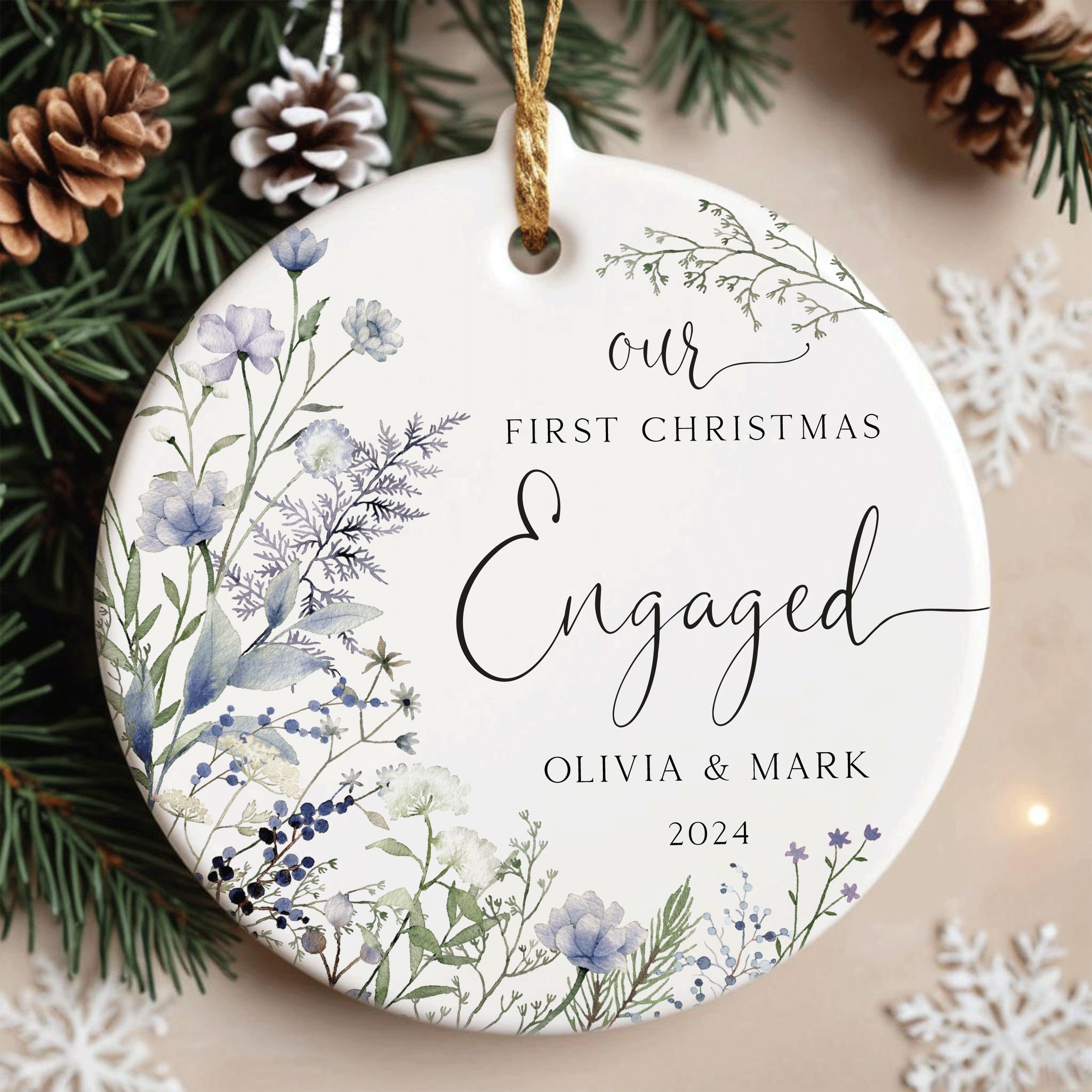 DTSP15---Оur-First-Christmas-Engaged_0005_Group-2 Engagement Christmas Ornament, First Christmas Engaged Gift