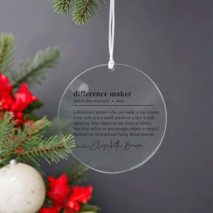 Difference Maker Ornament, Difference Maker Gift