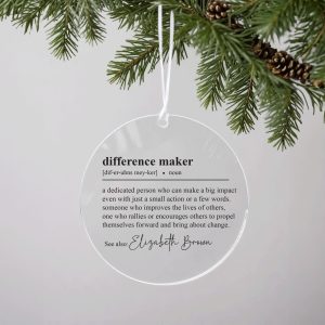Difference Maker Ornament, Difference Maker Gift