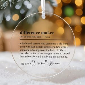 Difference Maker Ornament, Difference Maker Gift