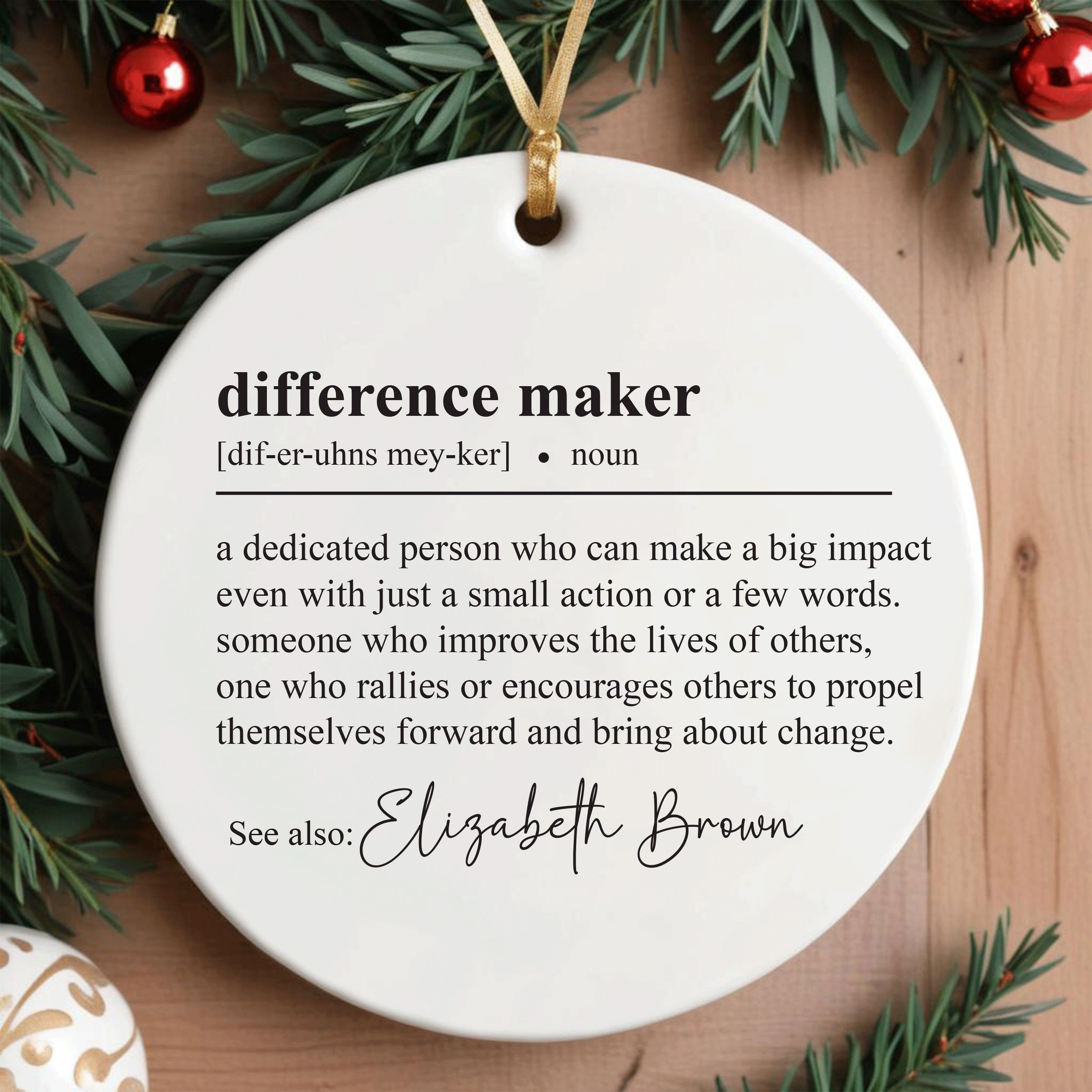 DTSP21---Difference-maker_0000_Group-1 Difference Maker Ornament, Difference Maker Gift