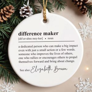 Difference Maker Ornament, Difference Maker Gift