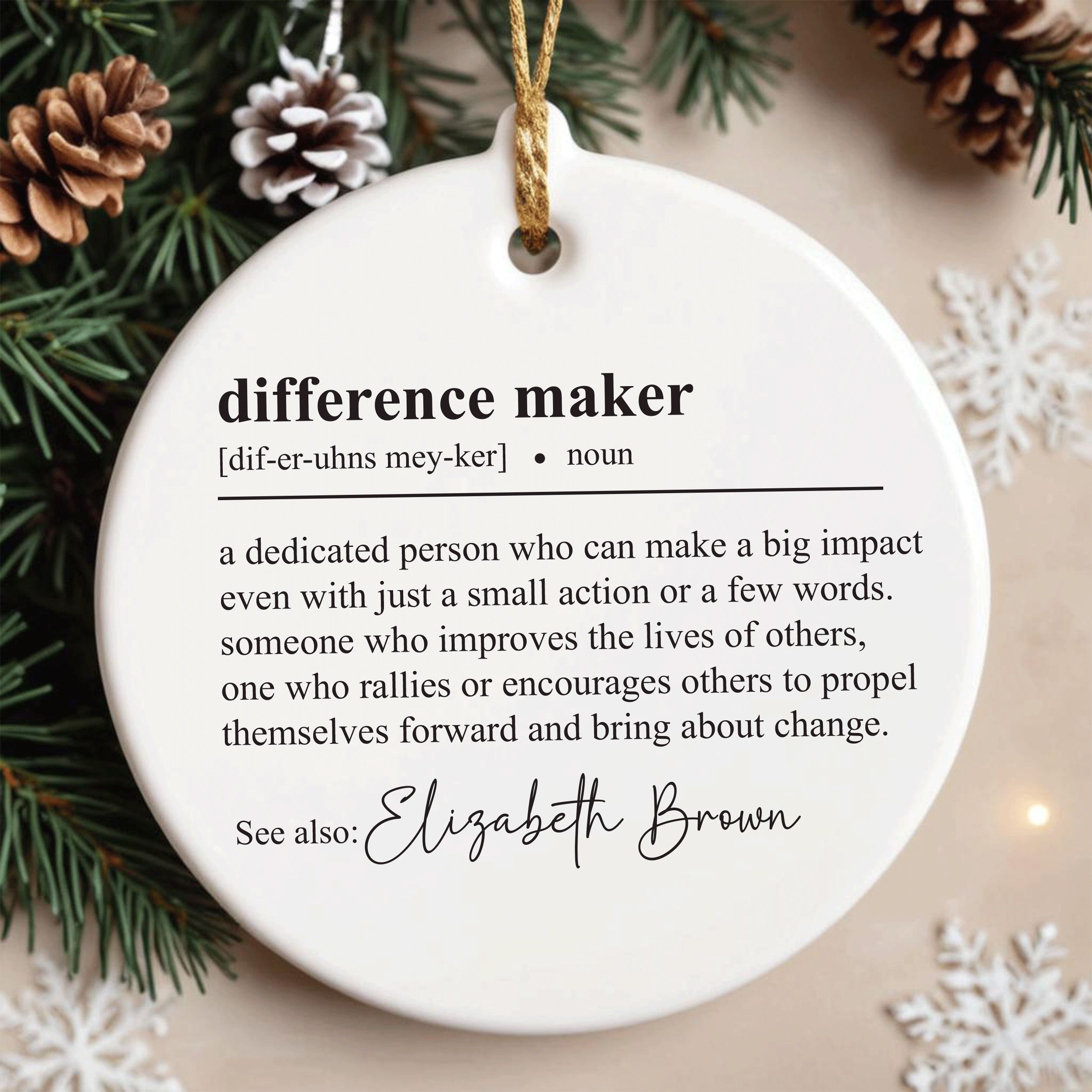 DTSP21---Difference-maker_0001_Group-2 Difference Maker Ornament, Difference Maker Gift