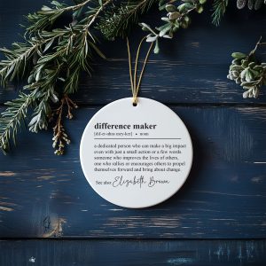 Difference Maker Ornament, Difference Maker Gift