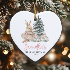 Baby Girl First Christmas Ornament, Baby's First Christmas Gift