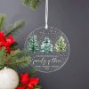 New Baby Christmas Ornament, Family of Three Christmas Gift