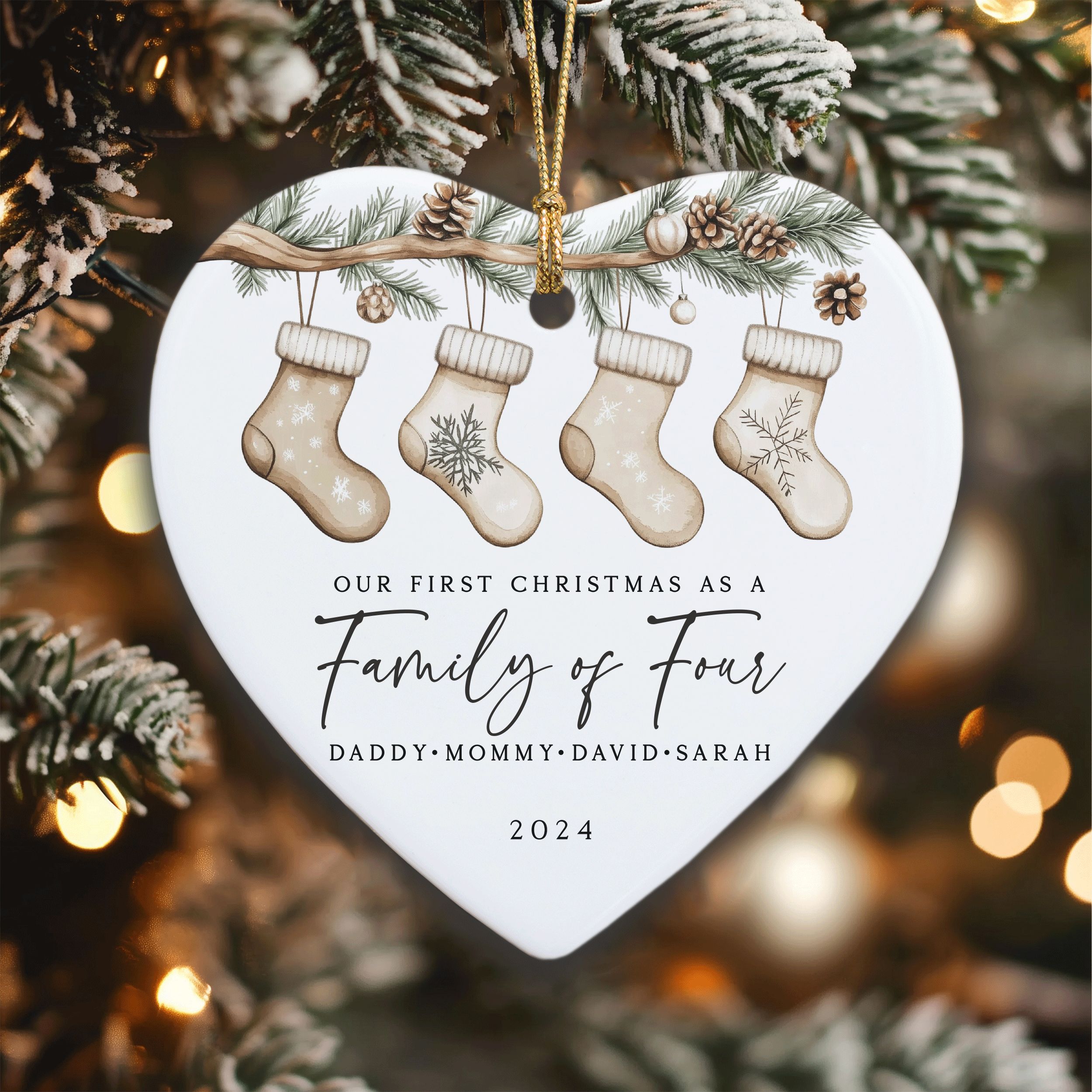 DTSP32---Family-of-Four-Socks_0000_Group-1 Personalized Family Christmas Gift, Family of Four Christmas